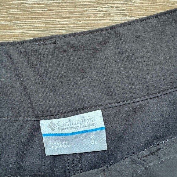 Columbia women’s blue court outdoor hiking athletic casual shorts size 8 - Picture 3 of 7